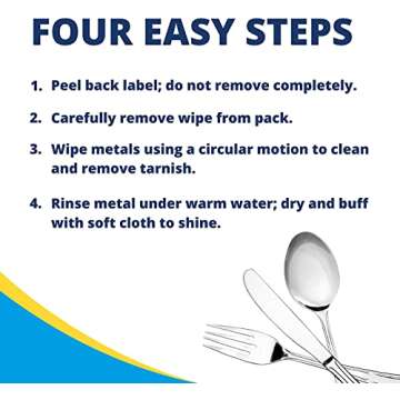 Carbona Silver Wipes | Easy Metal Cleaner & Polish