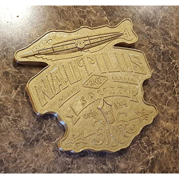 Vintage 20,000 Leagues Under The Sea Inspired Sign/Plaque