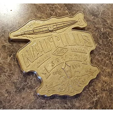 Vintage 20,000 Leagues Under The Sea Inspired Sign/Plaque