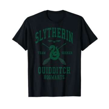Harry Potter Slytherin Team Seeker Hogwarts Quidditch T-Shirt