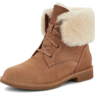 UGG Women's WEYLYN Fashion Boot, Chestnut for Ultimate Comfort