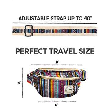 Eco-Friendly Core Hemp Fanny Pack for All Occasions