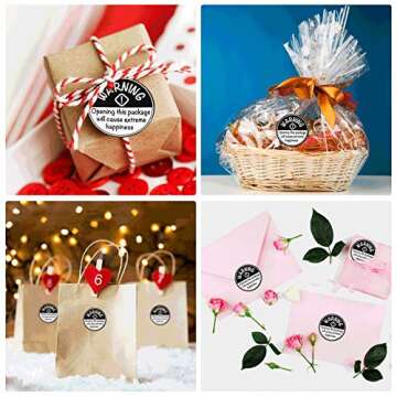 1000 Pieces Extreme Happiness Stickers Labels Round Stickers Self-Adhesive Labels Crafting Tags Arts...