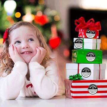 1000 Pieces Extreme Happiness Stickers Labels Round Stickers Self-Adhesive Labels Crafting Tags Arts Decorations for Festival, Business or Personal Use, 1.5 Inch (Black)