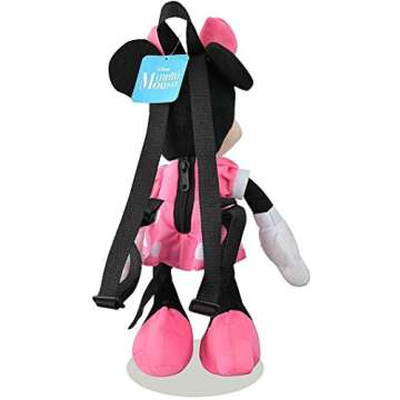 UPD Minnie Red 16" Plush Backpacks, Multi, one Size