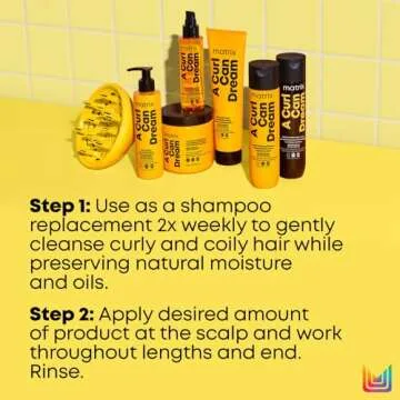 Matrix A Curl Can Dream Co-Wash (Gentle Cleansing Conditioner) For Curly and Coily Hair - Revives Curls Between Washes and Enhances Curl Definition, With Manuka Honey Extract, 10.1 Fl Oz