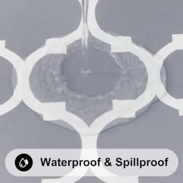 Smiry Rectangle Picnic Table Cover - Waterproof & Fitted