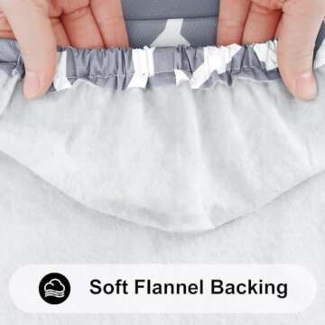 Smiry Rectangle Picnic Table Cover - Waterproof & Fitted