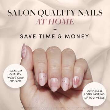 Harry Potter™ x Glamnetic Press On Nails - Marauder's Map™ | Color Changing Graphic Short Oval F...