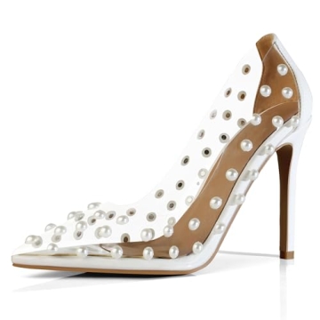 Elegant 11cm Iadore Women's Pearl Stiletto Heels