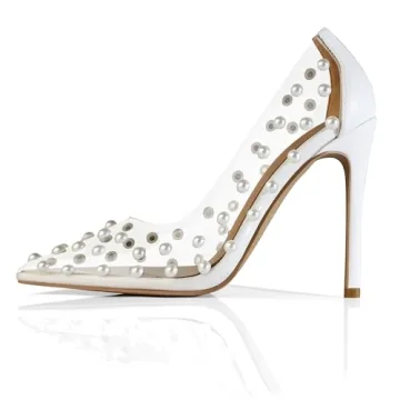 Elegant 11cm Iadore Women's Pearl Stiletto Heels