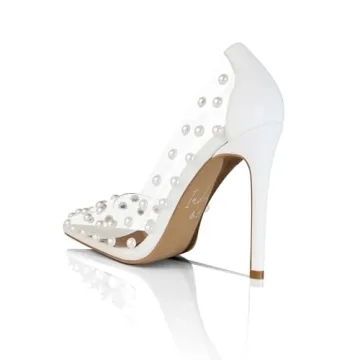 Elegant 11cm Iadore Women's Pearl Stiletto Heels