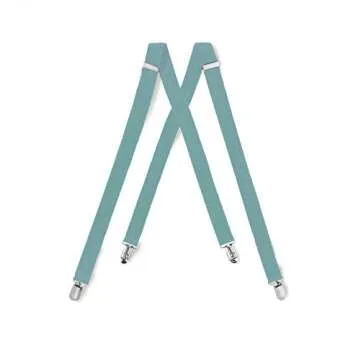 Suspender & Bow Tie Set (Kids, Robin's Egg Blue)
