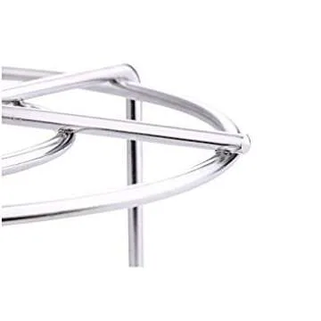 Steam Rack Cooking Ware Instant Pot Trivet Steaming Rack Stand,Round Steamer Rack Stand 2 Packs /Set, High Foot 2.5 Inch Height 3.8 Inch Height Eggs Rack Food Rack