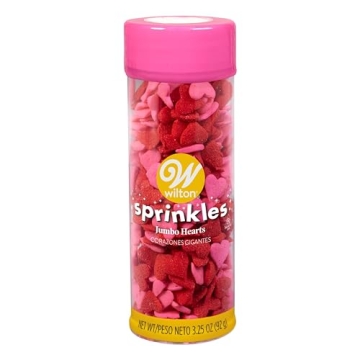 Wilton Jumbo Heart Sprinkles - Perfect for Every Occasion