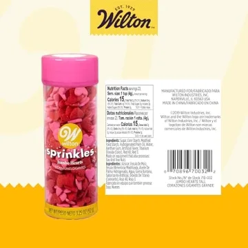 Wilton Jumbo Heart Sprinkles - Perfect for Every Occasion