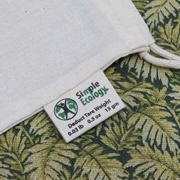 Reusable Cotton Muslin Bags for Grocery Storage
