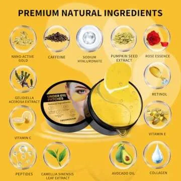 24K Gold Eye Masks - Ultimate Dark Circle Treatment