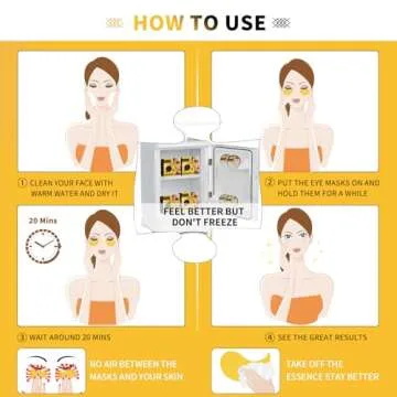 24K Gold Eye Masks - Ultimate Dark Circle Treatment