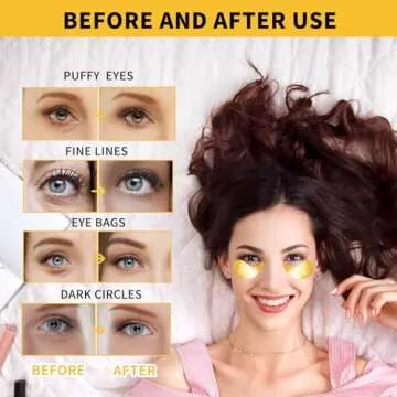 24K Gold Eye Masks - Ultimate Dark Circle Treatment