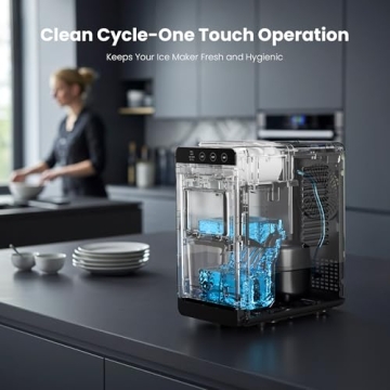 Electactic Portable Ice Maker - Quick Ice for Home & Office