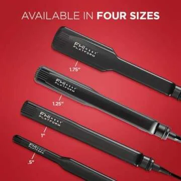 FHI HEAT Platform Pro Styling Tourmaline Hair Straightener for All Hair Types, 1 3/4 Inch