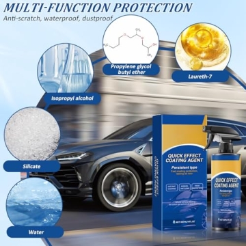 3 Pcs Car Coating Spray - Quick Effect Coating Agent for Ultimate Shine