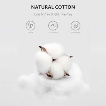 1500pcs Tiny Cotton Buds, with Round & Spiral