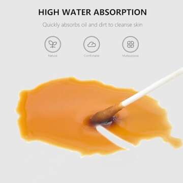 1500pcs Tiny Cotton Buds, with Round & Spiral