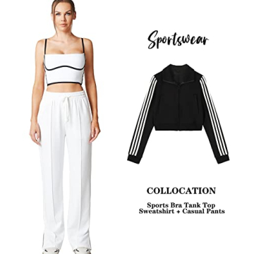 Stylish Move With You Sleeveless Sports Bra for Women