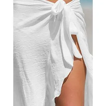 CUPSHE Women's Lightweight Sarong Swim Cover-Up - One Size