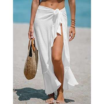 CUPSHE Women's Lightweight Sarong Swim Cover-Up - One Size