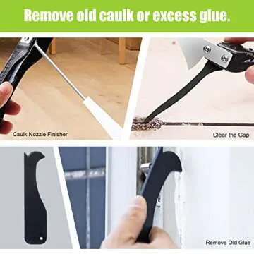 5 in 1 Silicone Caulking Tool for Effortless Finishing