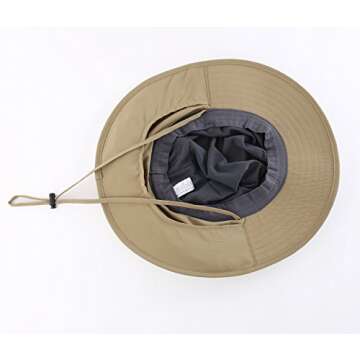 Home Prefer Men's Sun Bucket Hat with Neck Protection