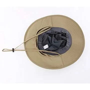 Home Prefer Men's Sun Bucket Hat with Neck Protection