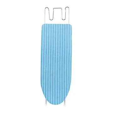 Honey-Can-Do Tabletop Ironing Board with Retractable Iron Rest, Aqua Stripe