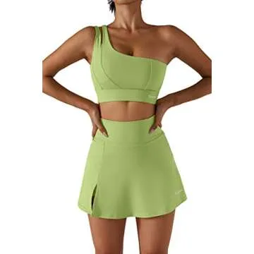 QINSEN Women's Summer Crop Top Stylish Sports Bra