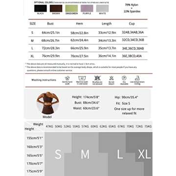 QINSEN Womens Summer Workout Crop Top High Impact Sports Bras for Running Exercise S Grass Green