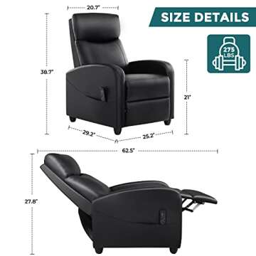 Adjustable Massage Recliner Chair for Ultimate Relaxation