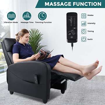 Adjustable Massage Recliner Chair for Ultimate Relaxation
