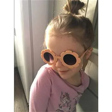 ADE WU Kids Sunglasses - UV400 Protection Flower Design