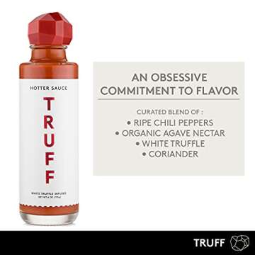 Gourmet TRUFF Hot Sauce with White Truffle and Jalapeño