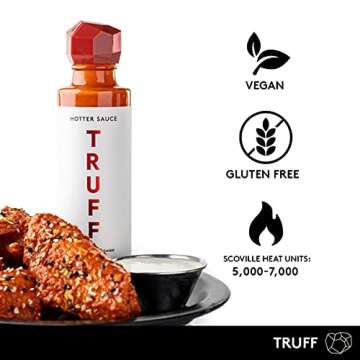 Gourmet TRUFF Hot Sauce with White Truffle and Jalapeño