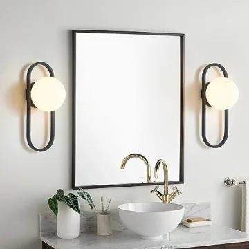 Bektas Matte Black Wall Sconces Set of 2 Modern Lighting