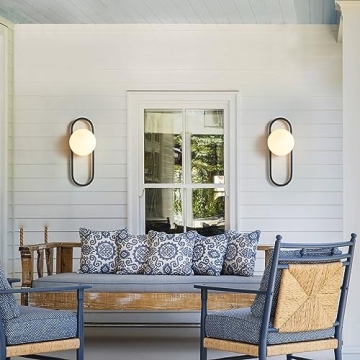 Bektas Matte Black Wall Sconces Set of 2 Modern Lighting