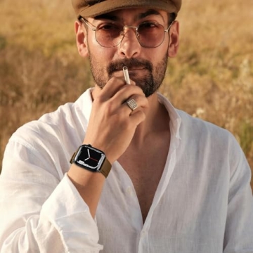 EDIMENS Vintage Leather Bands for Apple Watch 46mm 45mm 44mm 42mm