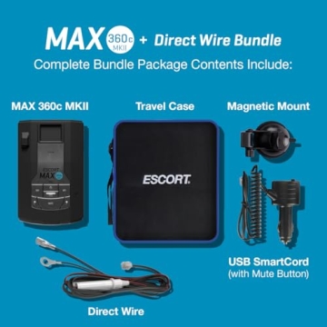 Escort MAX 360c MKII Radar Detector with Superior Detection Performance