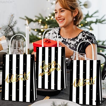KatchOn Happy New Year Gift Bags Pack of 12 for 2025