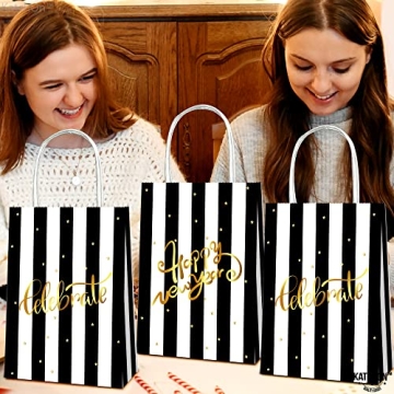 KatchOn Happy New Year Gift Bags Pack of 12 for 2025