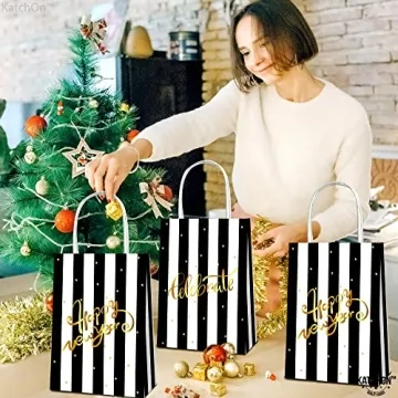 KatchOn Happy New Year Gift Bags Pack of 12 for 2025